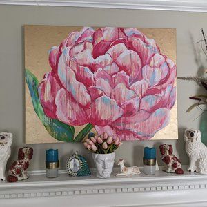 Pink Rose Painting